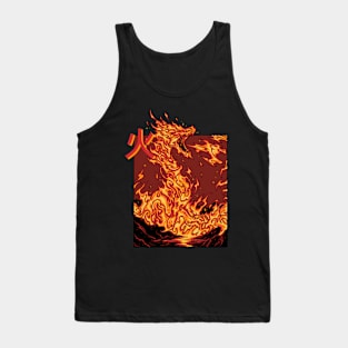 Fire dragon Tank Top